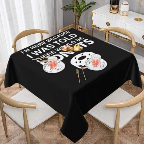 Donut Tablecloth Wholesale Decorative Table Cover Dining Custom Decoration Polyester Table Cloth