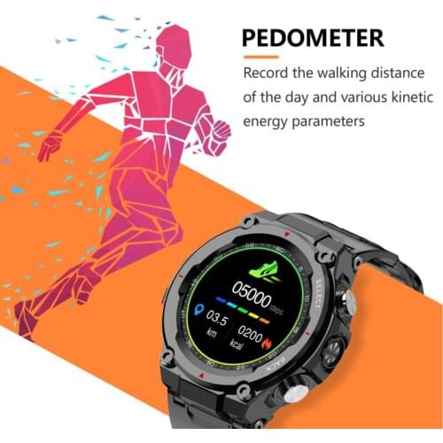 Smartwatch IP68 Waterproof 600 Mah Heart Rate Monitor Q998K Smart Watch Men Sports Clock For IOS Android Phone