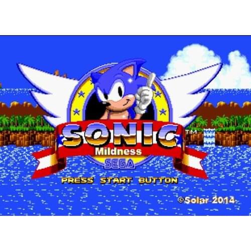 Sonic Mildness 16 Bit MD Game Card For Sega Mega Drive For Genesis