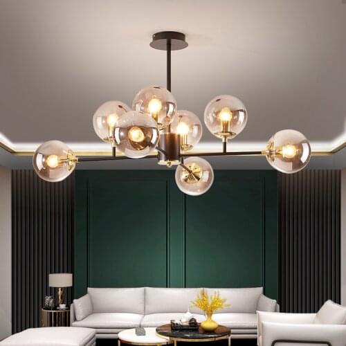 Modern Led Chandelier Lighting Ceiling Chandelier for Living Room Bedroom Modern Chandelier Round Living Room Lamp Home Decor