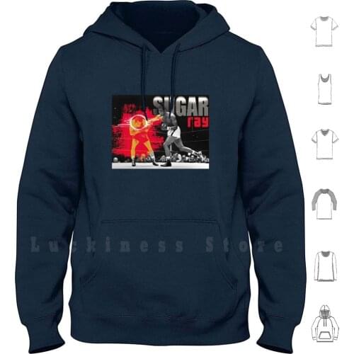 Sugar Ray Robinson 2 hoodies Sugar Ray Robinson Boxing Fights Famous History