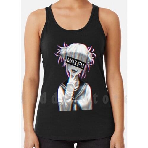 Toga Waifu tank tops vest 100% Cotton Himiko Toga Toga Touga Villains Villain Hero Academia Boku No My Academy
