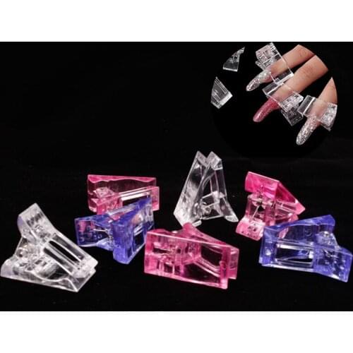 Nail Clip Acrylic Extension Tips For Nails Fake Nail Quick Building Mold UV Gel Nail Supplies For Professionals Manicure Set