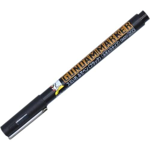 1pc X GSI Creos Mr.Hobby GM20 Gunpla Gundam Marker Pen Liner - Water-Based Black