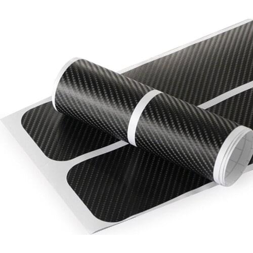 4Pcs Carbon Fiber Car Door Protective Film Bowl Stickers Protection Body Decoration Door Handle Stickers Decals Car Accessories