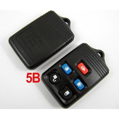 5 BUTTONS KEYLESS REMOTE KEY FOB CASE SHELL FOR FORD LINCOLN MERCURY EXPEDITION TRANSIT 5PCS/LOT
