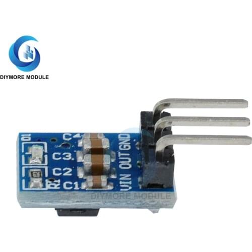 5PCS 5V to 3.3V DC-DC Step-Down Power Supply Buck Module AMS1117 LDO 800MA Automatic Adjustable Boost Board Voltage Regulator