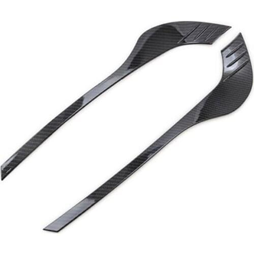 Car ABS Carbon Look Front Fog Light Eyelids Fog Lamp Eyebrows Cover Trim for Mazda CX-5 CX5 2017- 2020 Car Accessories