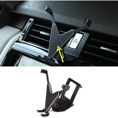 For Land Rover Range Rover Sport Aluminum Alloy for Land Rover Discovery 5 LR5 L462 Air Vent Mobile Phone Holder Car Accessories