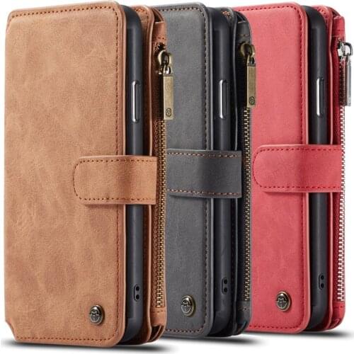 CaseMe luxury Leather Magnetic Wallet Case For Fundas case For Apple iPhone 11 Pro Max / 11 / 11 Pro case cover