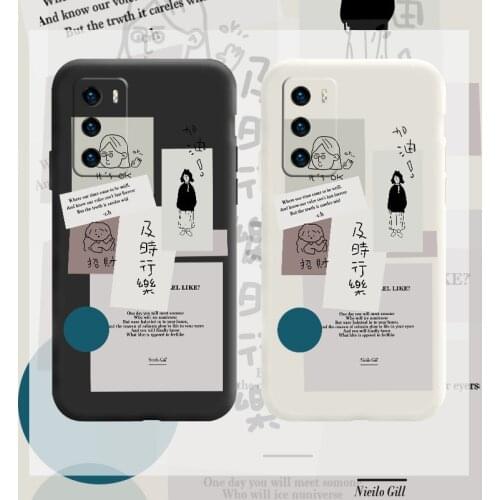 Life Is Too Short Phone Case For Huawei P40 P40Lite P30 P20 Mate 40 40Pro 30 20 Pro Lite P Smart 2021 Y7a Liquid Silicone Cover