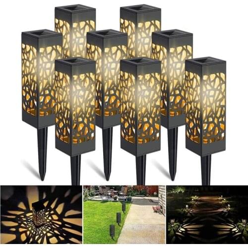Solar Lawn Light Decoration Garden Hollow Lawn Lamp Outdoor Soalr Garden Lights Pathway Light Waterproof Garden Solar LED Light