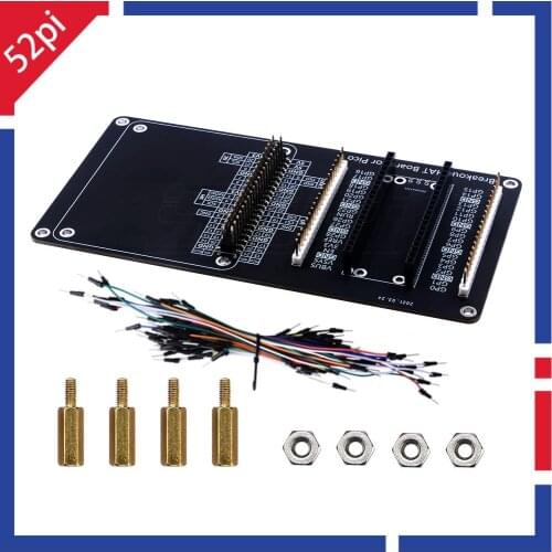 Raspberry Pi Pico Breakout HAT Board Copper Pillar Nut Jumper Wire Pack For Raspberry Pi Pico