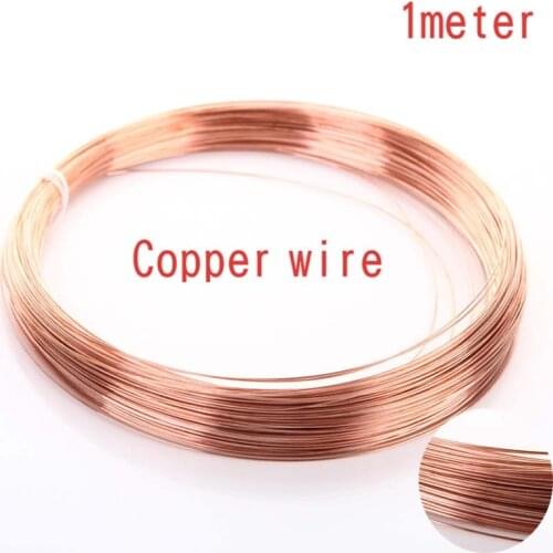 1M Diameter 0.5/0.8/1/1.5/2/2.5/3 mm Copper line Copper Red copper Line Bare Wire 99.90