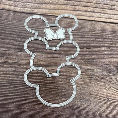 Metal Cutting Dies BOW for DIY Scrapbooking Album Paper Cards Decorative Crafts Embossing Die Cuts