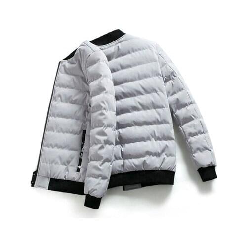 New Mens Jacket Casual Man Fleece Warm Parkas Coat Outwear Slim Fit Windbreaker Thermal Baseball Jackets Mens Clothing