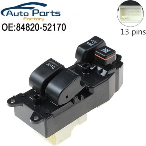 New Power Window Switch For Toyota Sienna Yaris Verso 1999-2005 84820-52170 8482052170