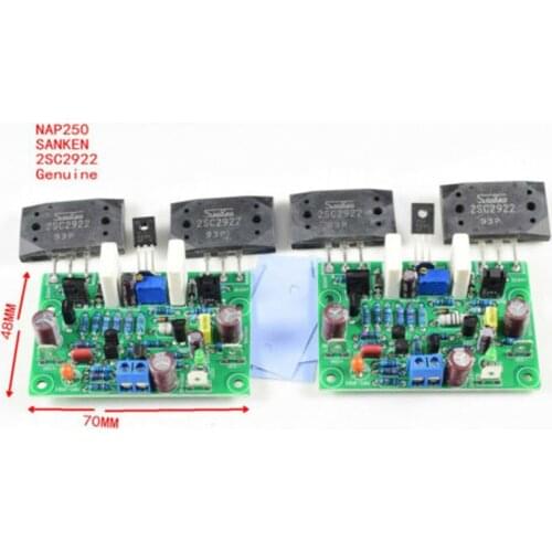 NAIM NAP250 MOD CLONE Assembled Class AB Dual Stereo Amplifier Board 80W 8R AMP
