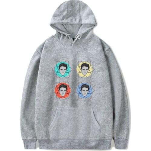 Casual Hip hop Elvis Presley New Hot Hoodies Men Women boys Hoodies girl pullovers Winter Elvis Presley gray Hoodie Sweatshirts