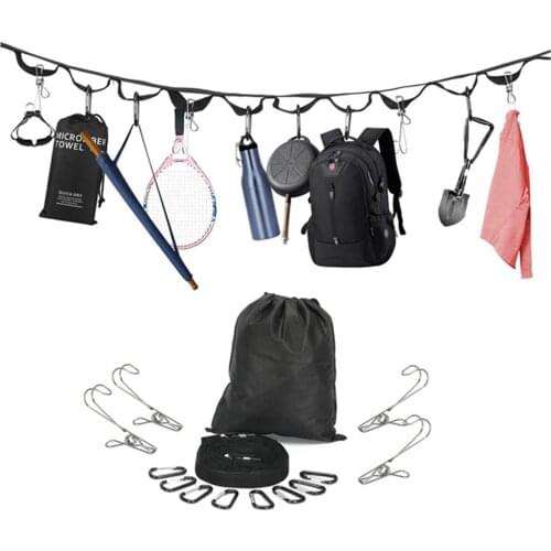Campsite Storage Strap Camping Lanyard Hanger Convenience Hang Your Camping Gear for Outdoor Camping PR Sale