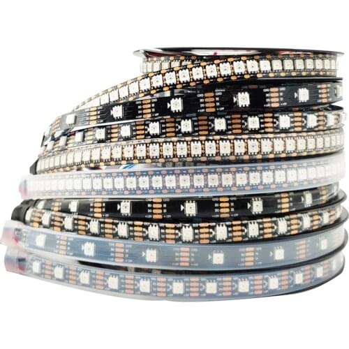 WS2815 RGB LED Pixels Strip Light (WS2812B WS2813 Updated ) Individually Addressable LED Dual-Signal DC12V Waterproof