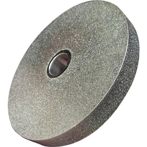 8 Inch Plating Diamond Alloy Grinding Wheel Rough Jade Peeling Sanding Wheel Gem Facet Polishing Disc 200x25x32MM