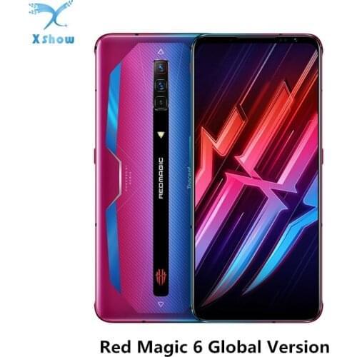 Global Version Nubia Red Magic 6 5G Smartphone Snapdragon 888 Redmagic Mobile Phone 5050mAh Google Play 66W Super Charger