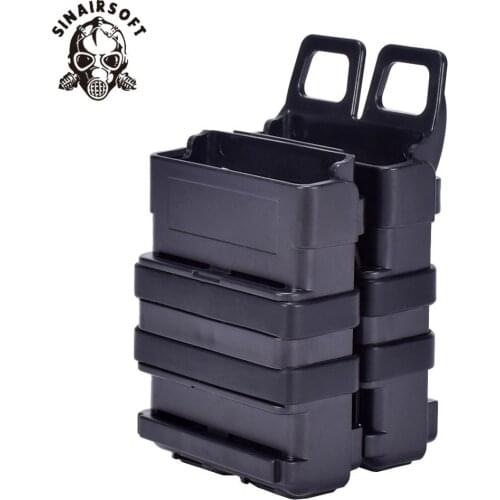 High Quality 3 Color Airsoft Rifle 5.56 Mag M4 Magazine Fast Attach Tactical Pouch Molle System Hard Shell Cartridge for Hunting