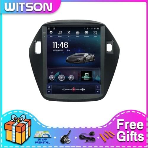 WITSON TESLA VERTICAL SCREEN Android 11 Car DVD Player For HYUNDAI IX35 4RAM 64ROM Multimedia Player Car