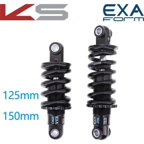EXA Form Bike Rear Shock Absorber 290 291 Suspension Shocks Spring Kindshock Durable MTB Bike e scooter 125 1000 1250 lbs 850