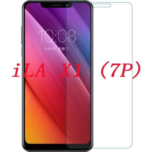 Smartphone 9H Tempered Glass for iLA X1 (7P) 5.67" Explosion-proof Protective Film Screen Protector cover phone