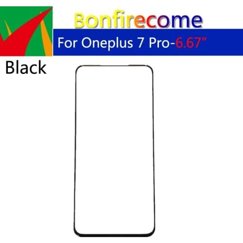 10Pcs\Lot For Oneplus 7 Front Touch Screen Glass Outer Lens For Oneplus 7 Pro 7Pro GM1913 LCD Glass Replacement