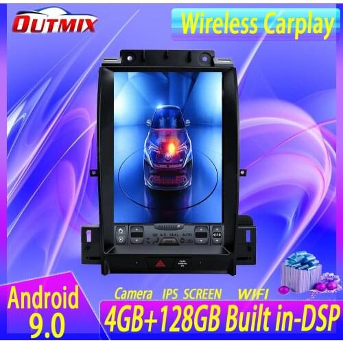 4+128 For Ford Taurus 2010-2018 Tesla Radio Screen Car GPS Navigatio Auto Multimedia Player Radio Tape Recorder Headunit Carplay