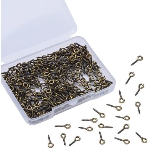 Handmade DIY Ornament Accessories Customizable Sheep Eye Nail Screw Croissant Nail Boxed bulk items wholesale tiny