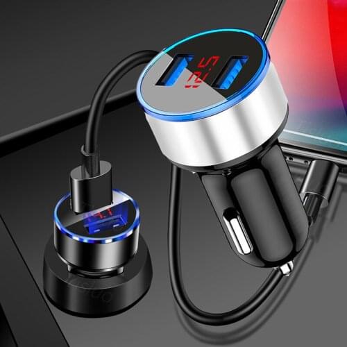 Dual USB 3.1A Fast Charging Car-Charger Phone Charger Adapter FOR Hyundai ix35 iX45 iX25 i20 i30 Sonata,Verna,Solaris,Elantra
