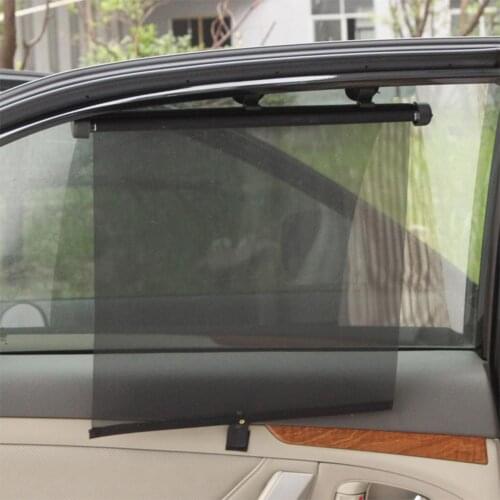 Car Window Shade Automatic Retractable Windshield Sun Shade Cover for Cars Rooms Home Office Windows
