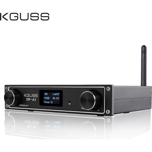 KGUSS DP-A1 Digital Bluetooth 4.2 CSR64215 Amplifier USB/Optical/Coaxial/AUX Input TAS5352A 24Bit/192KHz 120w*2