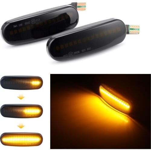 Dynamic LED Side Marker Light Turn Signal Repeater Lamp For Fiat Panda 169 Grande Punto Inkl. Evo Doblo Fiorino Linea Idea