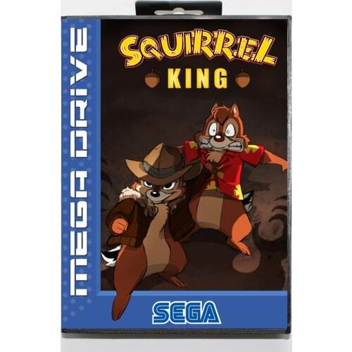 Squirrel King 16bit MD Game Card For Sega Mega Drive/ Genesis with Retail Box