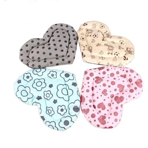 Heart Shaped Small Pet Mat 4 Colors Mini Animal Cage Summer Winter Small Pet New Born Cat Dog Pad Bed For Hamster Guinea Pig/Rat