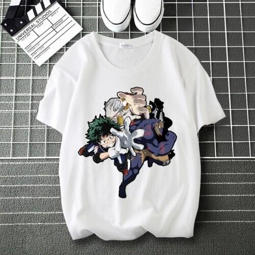 My Hero Academia OCHACO URARAKA LOGO Printed summer T-Shirt Round Neck Short Sleeve Modal Top Shirts