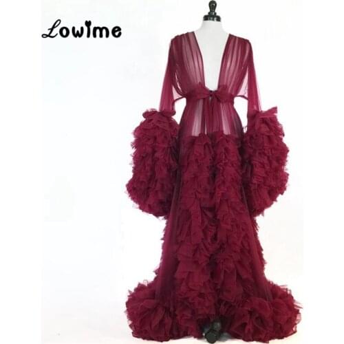 Muslim Evening Dress See Through Tulle Arabic Prom Dresses Cheap Illusion Turkish Kaftan Abaya Middle East Women Party Dress