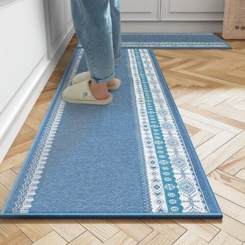 Moden Thicken Kichen Mat Carpets for Living room Area Rugs Bedroom Outdoor Entrance Doormat Non-slip Geometric Bath Floor Mats