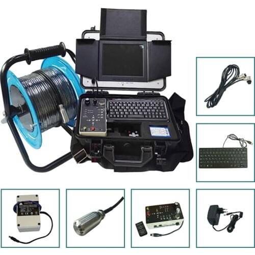 Underwater Borehole Water Well Inspection Camera System With Recording Video And Audio