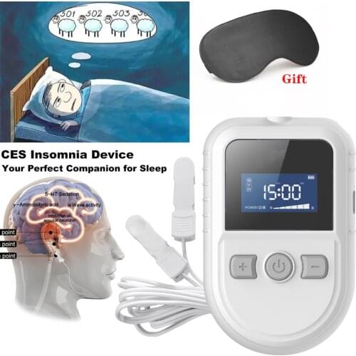 Sleep Problem Portable Aid Insomnia Machine CES Medical Therapy Electrotherapy Stimulator Medical Insomnia Device USB Charging