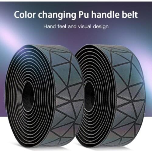 Bike Handlebar Tape Road Bicycle Anti-slip Silica Gel EVA Shock Absorption Handle Bar Tape Cycling Accessories Wrap End Plug