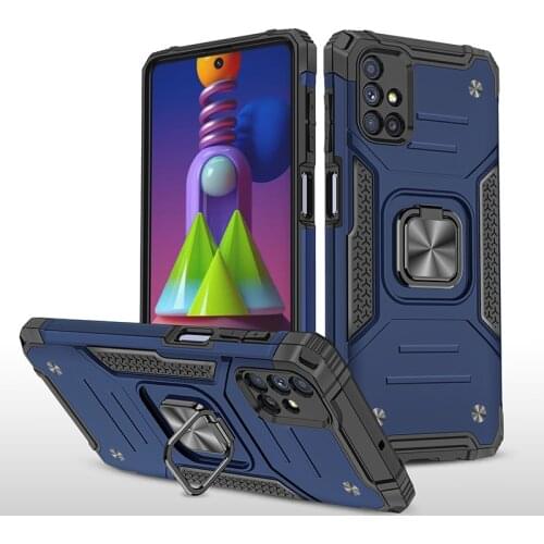 Shockproof Case For Samsung Galaxy M31S M31 M21 M21S Prime M11 M30S Magnet Armor Ring Shell Case Cover For Samsung M 31 21 11