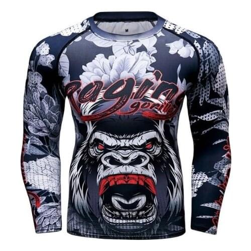 Round Neck SportWear Sublimation Print Tshirts Running Tops Gym Rashguard For Men