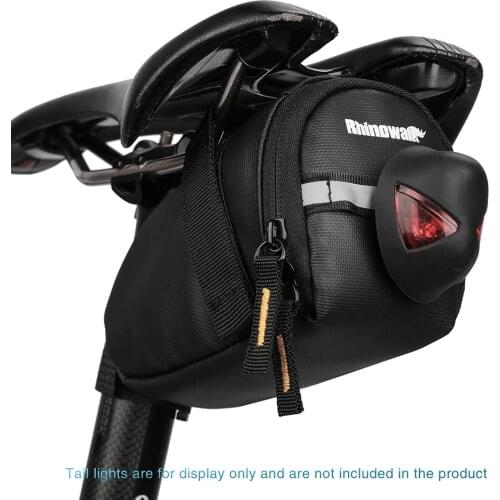 Rhinowalk Rainproof Bicycle Bag Bike Saddle Bag For Refletive Rear Large Capatity Seatpost MTB Bike Bag Bike Accessories