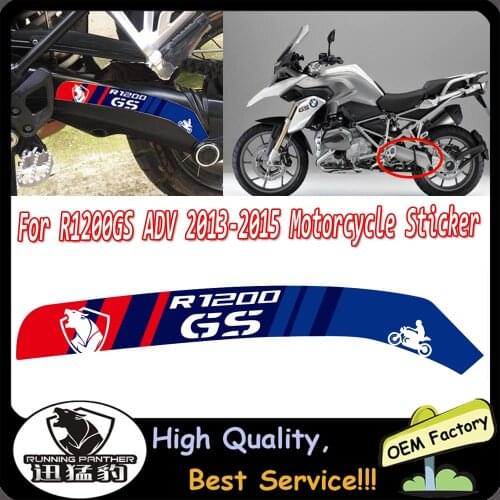 High Quality Motorcycle Sticker for BMW R1200GS ADV 2013 2014 2015 Reflective Drive Transport Axle Decorative Decal Sticker